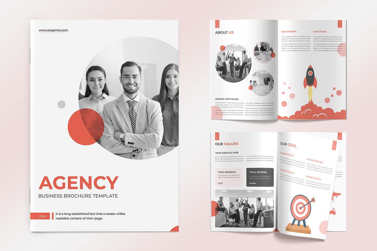 Agency Business Brochure Template, a Brochure Template by graphypix (Photo 1 of 8)