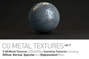 5 Metal Textures for CG Artists, a Texture Graphic by Creative Graphics (Thumbnail 3 of 5)