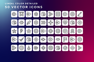 Bullet points icons, an Outline Icon by Wencory