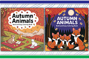 Autumn Animals Coloring Pages, an Illustration by LightExpress (Thumbnail 4 of 5)