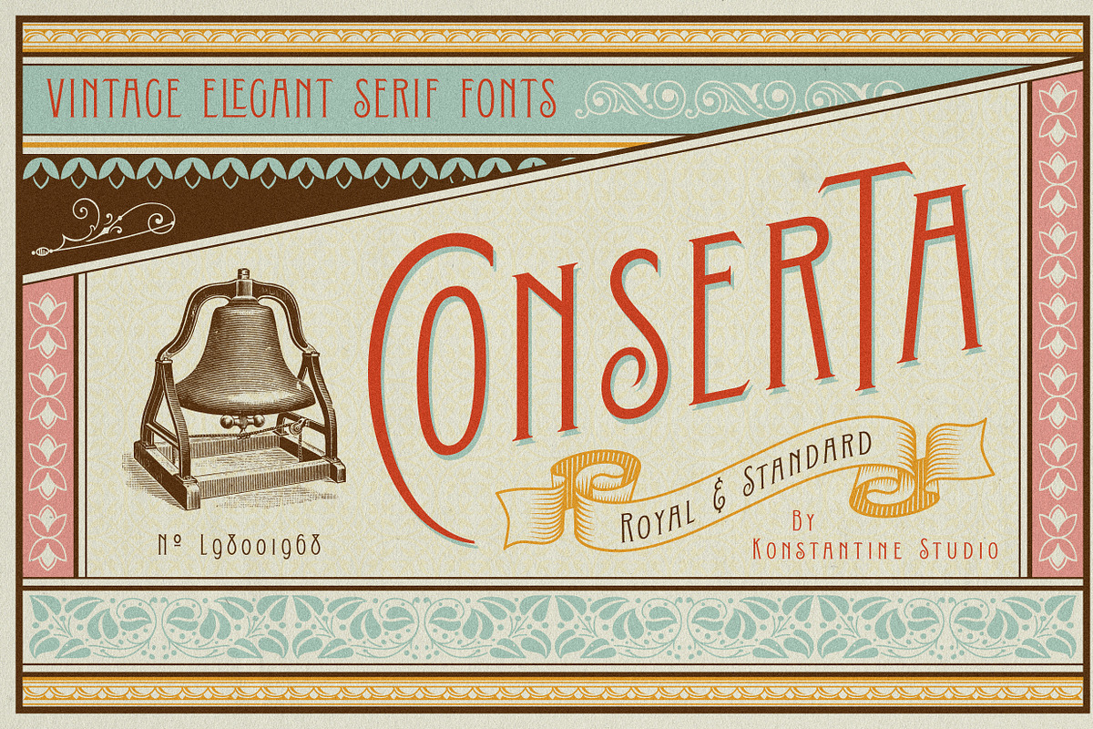 Conserta - Vintage Display Font