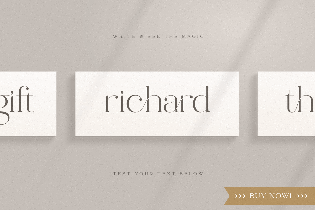 abigail - unique ligature font, a Serif Font by Sensatype (Photo 12 of 32)