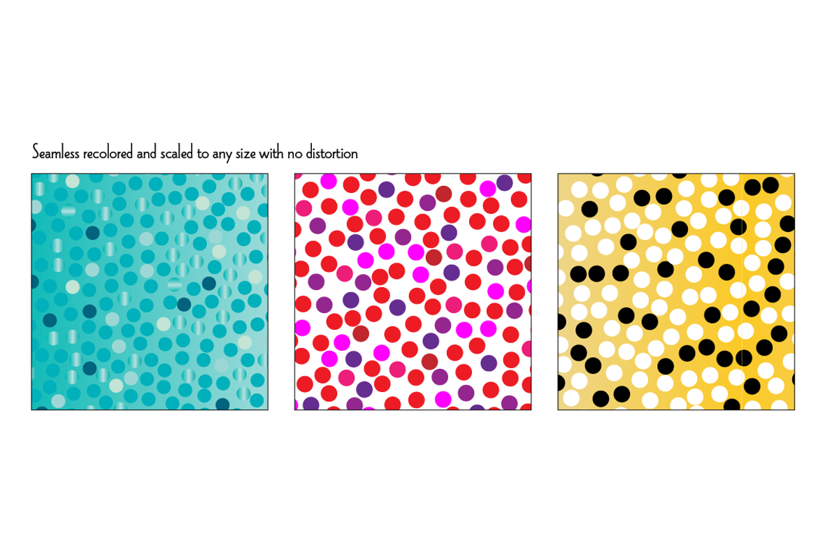 Seamless Dots Gradient Backgrounds preview 6