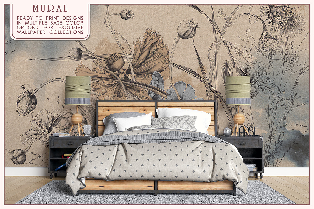 Fresco collection Flower symphony, a Wallpaper Graphic by Natalia0307 (Photo 6 of 14)