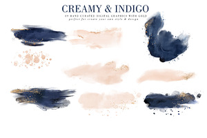 Creamy & Indigo