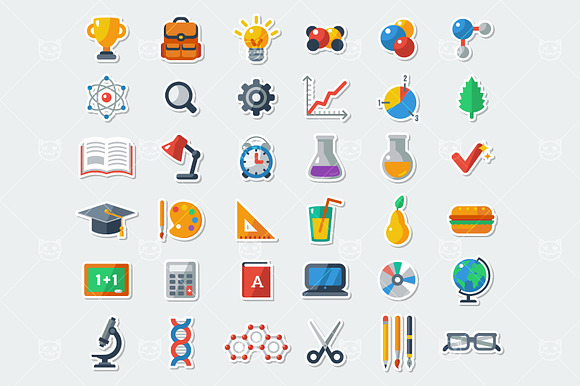 36 School Icons