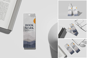 Bookmark Mockup, a Product Mockup by MrLetters