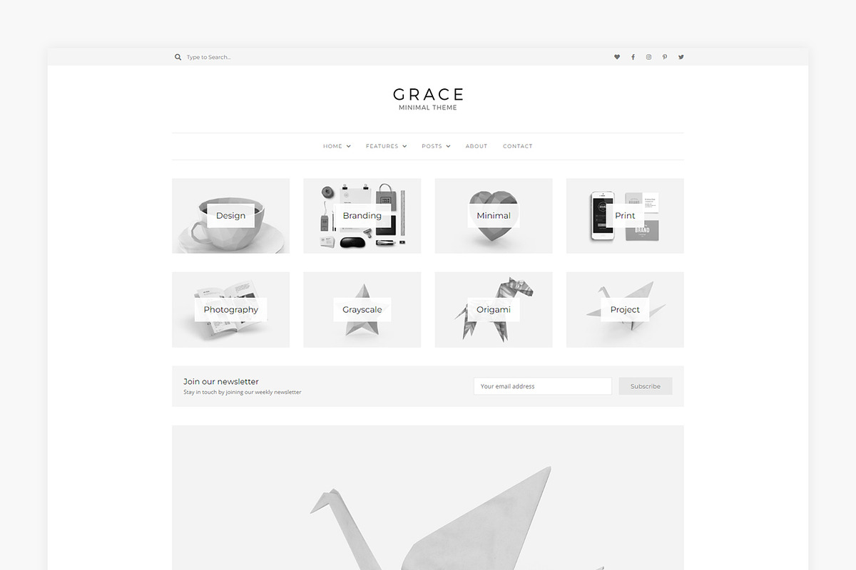 Grace - Minimal WordPress Blog Theme, a WordPress Template by Lucid Themes (Photo 5 of 6)