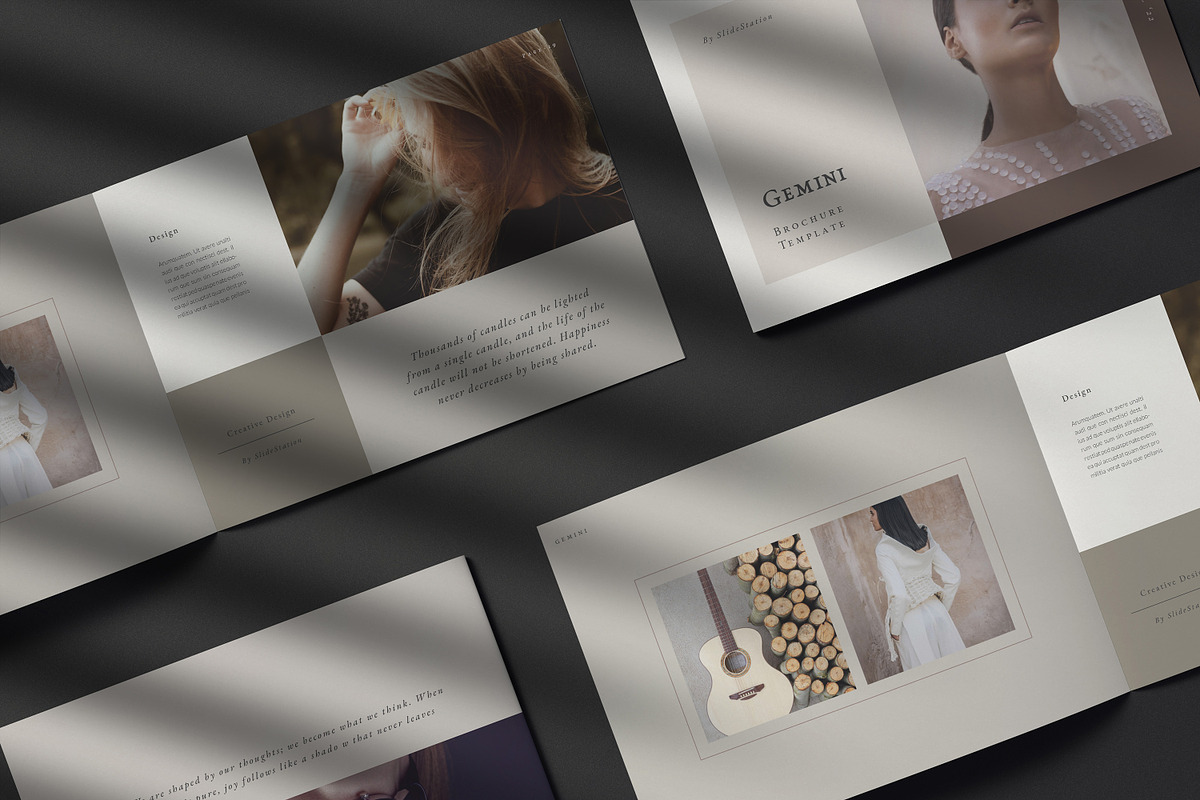 Gemini Affinity Publisher Brochure, a Brochure Template by SlideStation (Photo 1 of 8)