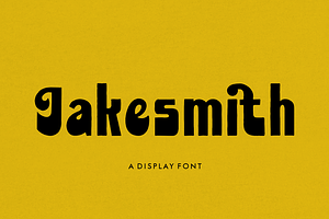 Jakesmith A Display Font