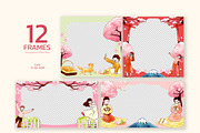Hanami Moments – Watercolor, a Seasonal Illustration by CreativeValuation (Thumbnail 4 of 12)