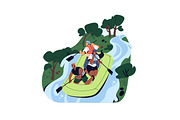 Extreme sport on summer vacation set, a Sport Illustration by PaperTrident (Thumbnail 5 of 9)