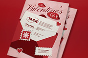 Red Valentine's Day Flyer Set, a Flyer Template by graphicook (Thumbnail 2 of 3)