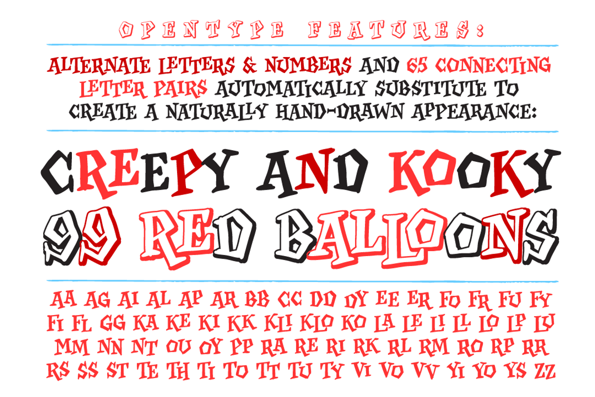 Krazy Klown - lively pen serif font, a Handwritten Font by Comicraft Fonts (Photo 3 of 4)