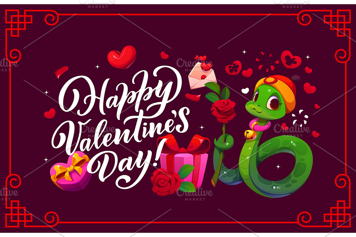 Happy valentines day greeting card, an Illustration by Vector Tradition (Photo 2 of 3)