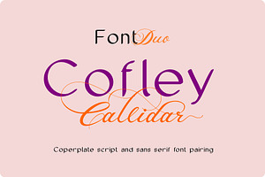 Font Duo Cofley Callidar