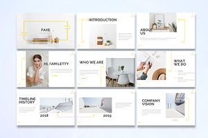 Faxe - Powerpoint Template