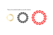 Ornate Gold Circle Frames, a Background Graphic by Melissa Held Designs (Thumbnail 5 of 5)