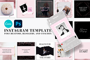 Instagram Templates Rose Gold, a Social Media Template by Joricreatives (Thumbnail 1 of 4)