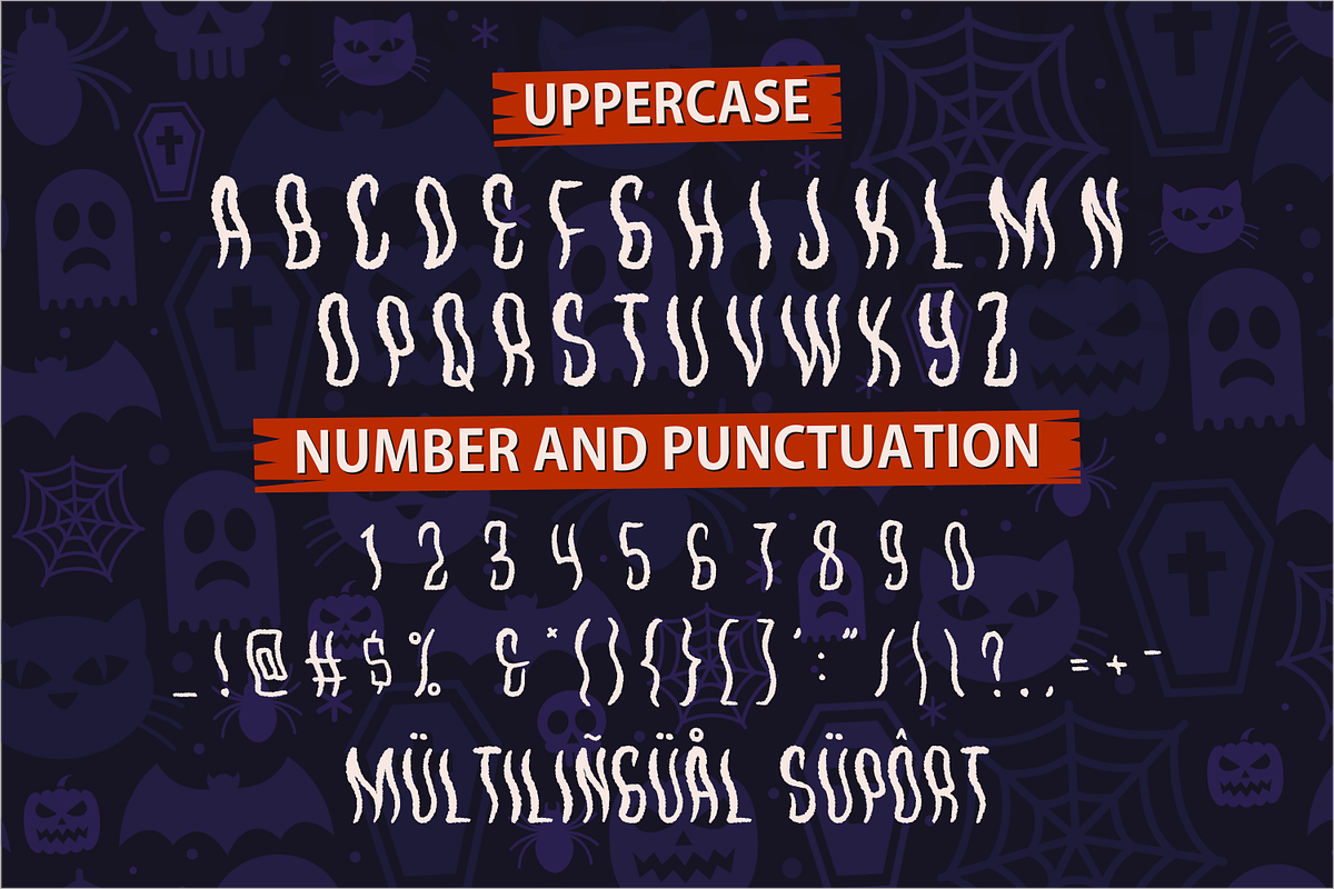 Waves Killer Halloween Pumpkin, a Font by Forberas Club (Photo 7 of 8)