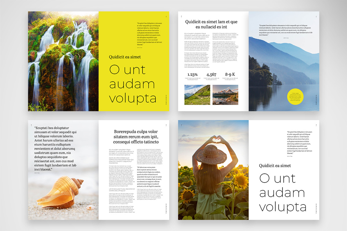 Lifestyle Magazine Template, a Print Template by McLittle Stock (Photo 3 of 6)