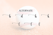 Softball | Script Font, a Handwritten Font by Scratchones (Thumbnail 8 of 9)