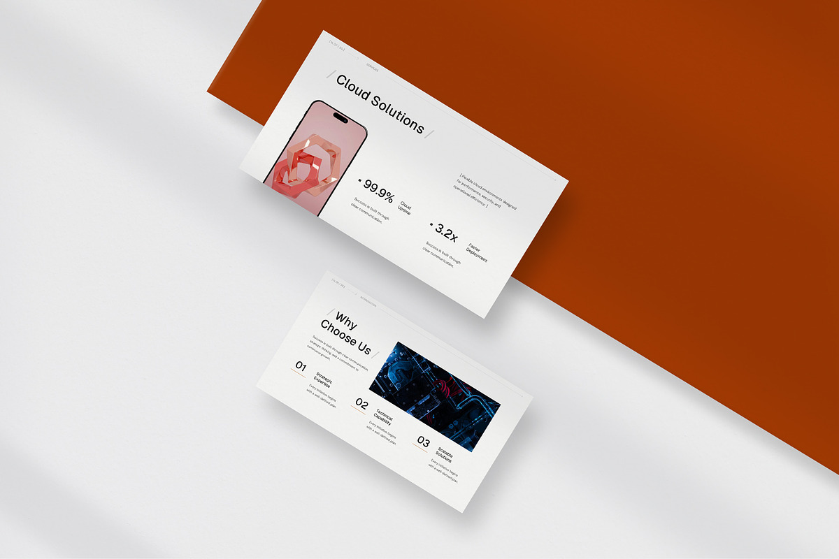 IT Solutions Google Slides, a Presentation Template by New Coral Design (Photo 9 of 10)