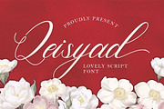 Qeisyad - Script font, a Script Font by Last Klub (Thumbnail 1 of 12)