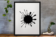Splash Silhouette SVG, a Texture Illustration by newminddesign (Thumbnail 3 of 3)