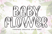 Baby Flower | Script Font