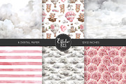 Little bear watercolor set, an Animal Illustration by Estudio 812 (Thumbnail 2 of 7)