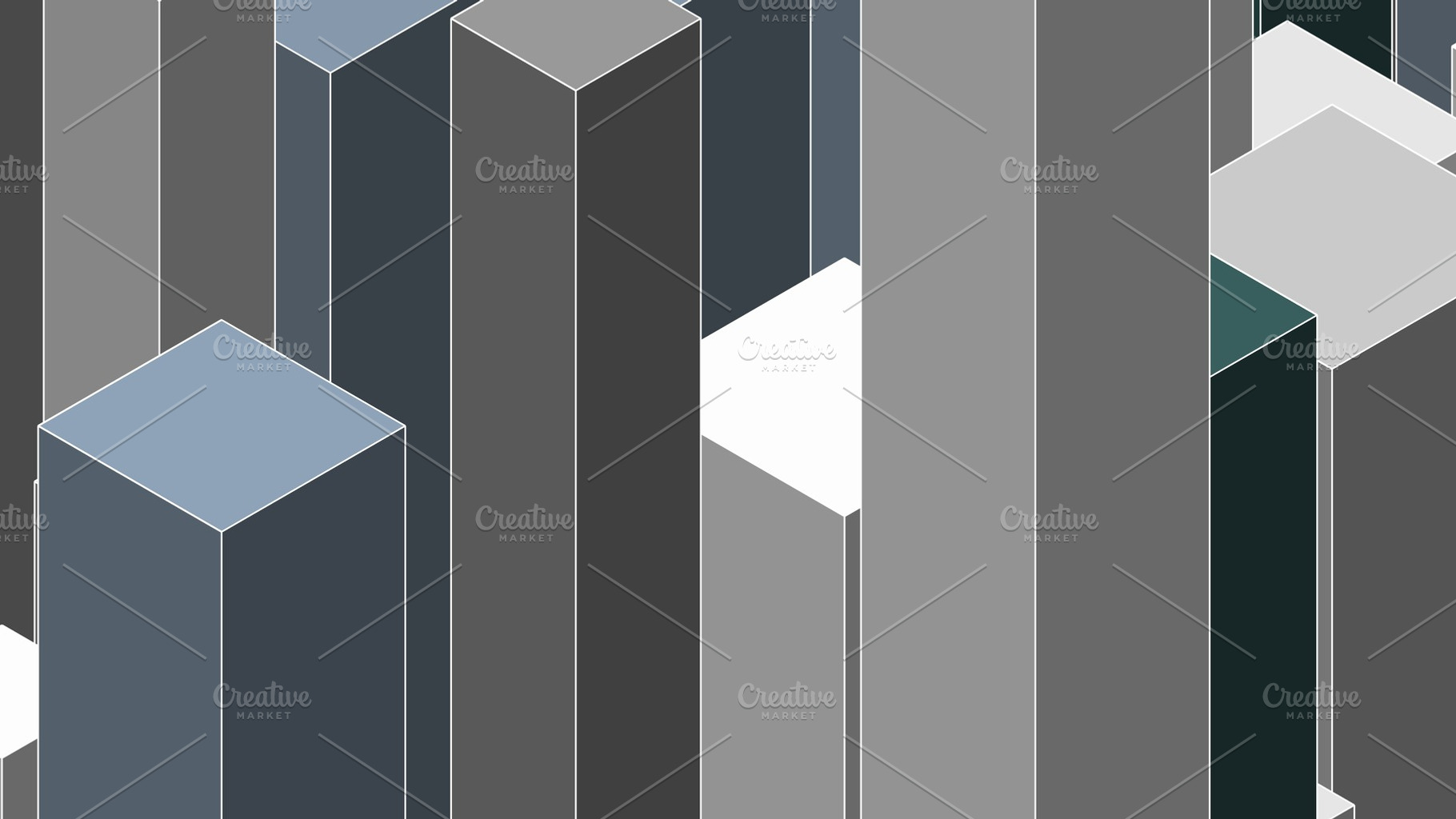 abstract skyscrapers art grays on white white border, a Photo by WorldOfPhotos
