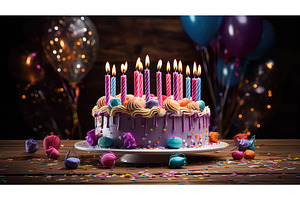 flame happy birthday candle ai, a Person Photo by pikepicture