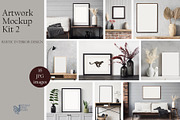 Artwork Frame Mockup Photo Bundle, a Poster Template by Octopus_Vibes (Thumbnail 1 of 15)