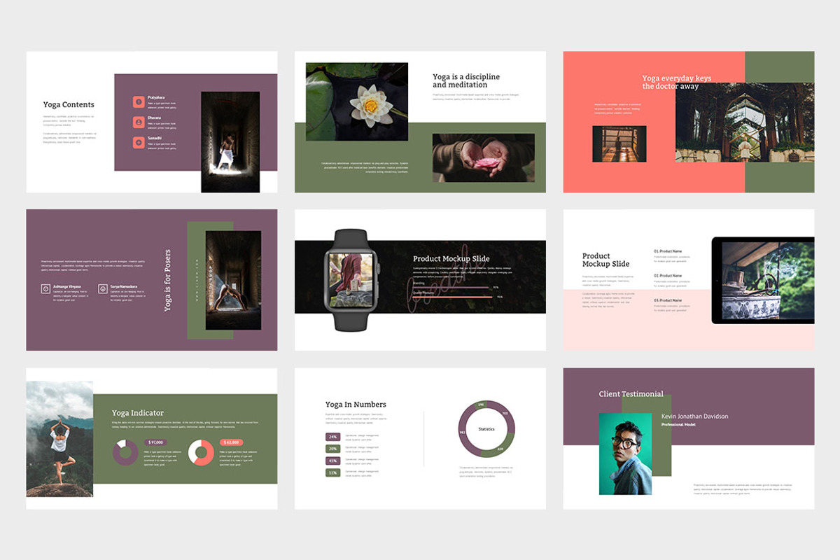 Cinom : Yoga Google Slides, a Presentation Template by Punkl Camp (Photo 4 of 9)