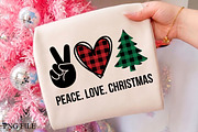 Peace Love Christmas Tree PNG Design, a Seasonal Illustration by CrexoraLab (Thumbnail 1 of 4)