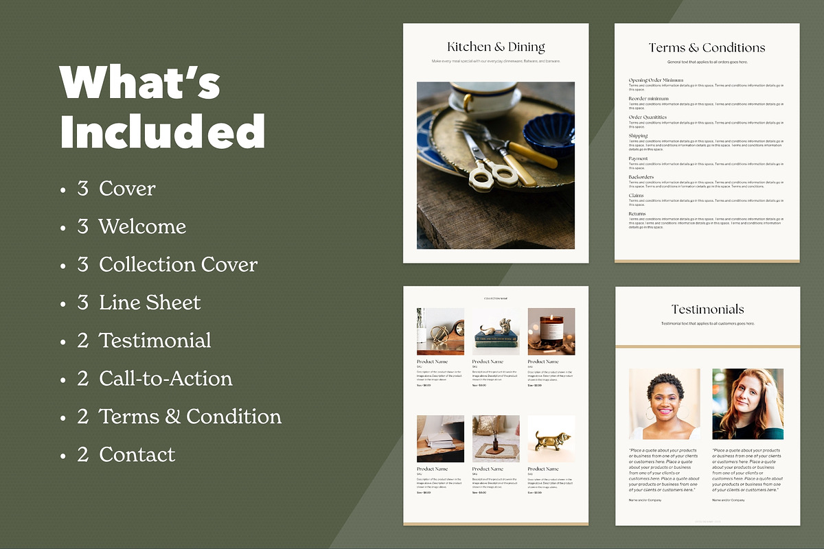 InDesign Wholesale Catalog Template, a Brochure Template by Dandymark (Photo 2 of 10)