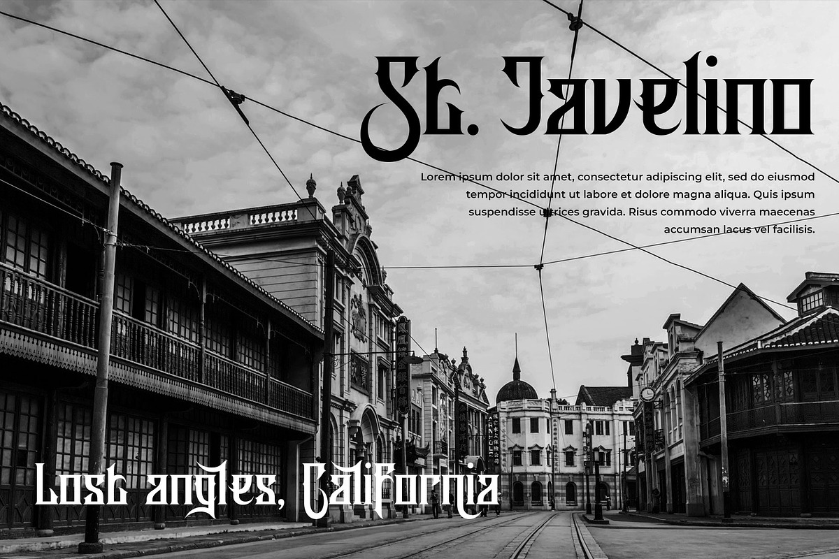 Rectinos A Blackletter Font, a Blackletter Font by RantautypeStudio (Photo 11 of 15)