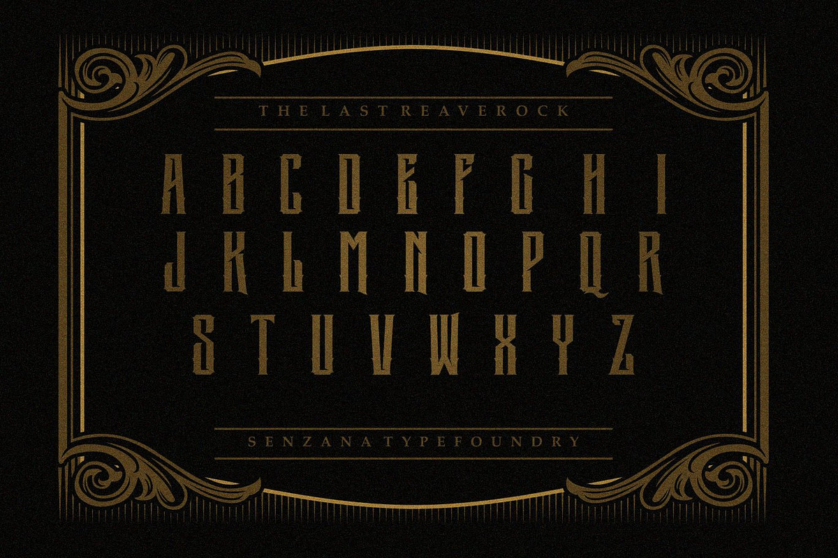 Velmorie - Vintage Metal Font, a Sans Serif Font by Luna Shop (Photo 2 of 6)