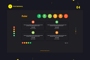 Ruler Vcard CV Resume HTML Template