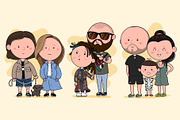 70+ Cute People Characters Set, a Person Illustration by Slavko Kahovsky (Thumbnail 4 of 4)