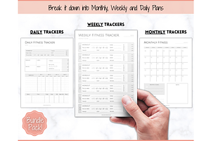 20 Page Fitness Planner Bundle!