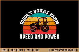 Diddly Squat Farm Speed And Power, an Illustration by Handy Arts Studio