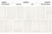 Aged White Vintage Paper, a Texture Graphic by Aesthetic Eye (Thumbnail 12 of 14)
