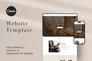 High-End Business Canva Website, a Landing Page Template by batang (Thumbnail 1 of 5)