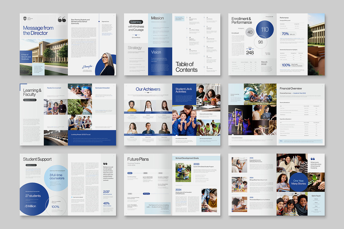Annual Report Template, a Brochure Template by BrandPacks (Photo 4 of 6)