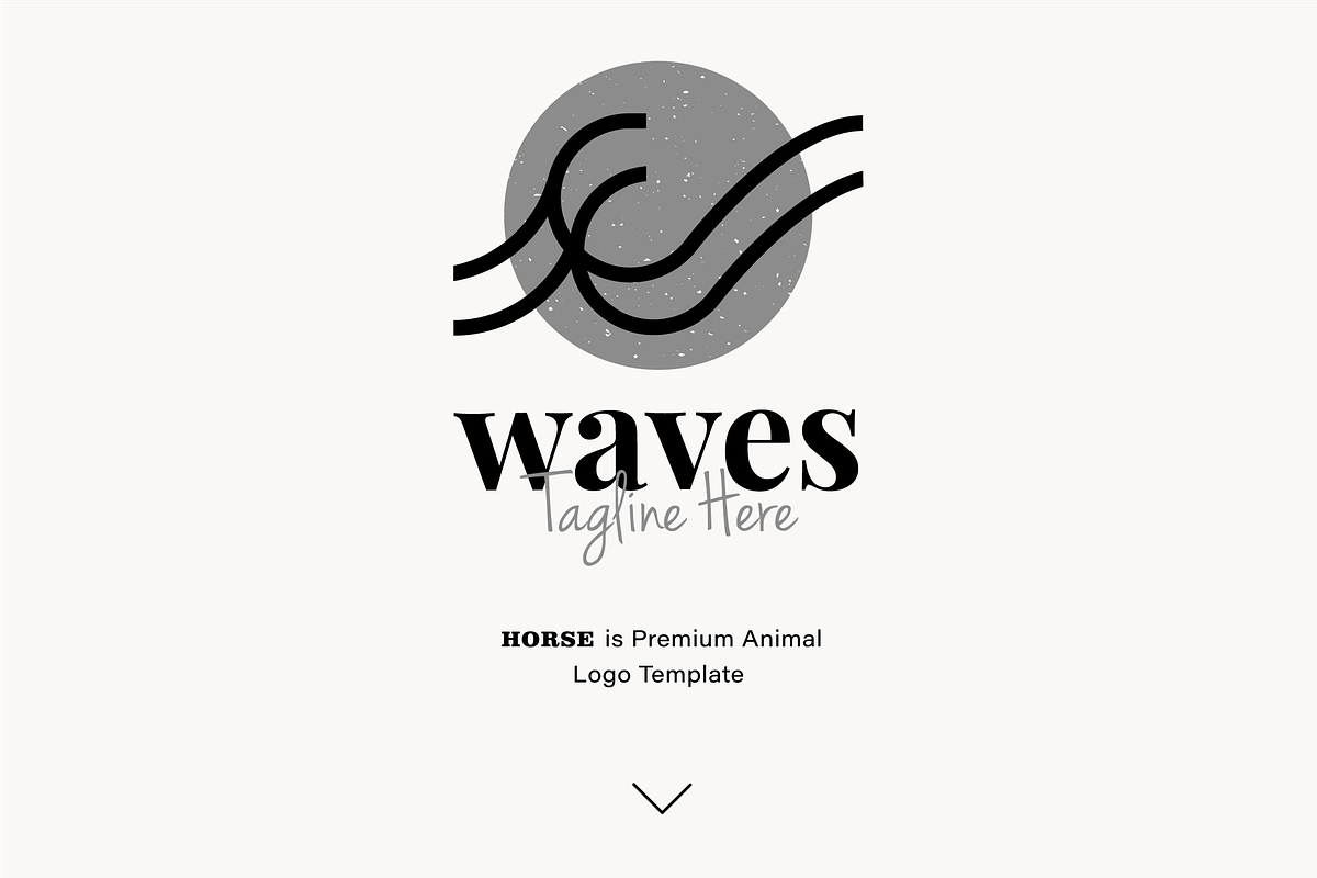 WAVES - PREMIUM LOGO TEMPLATE, a Branding & Logo Template by Minimalist Logos