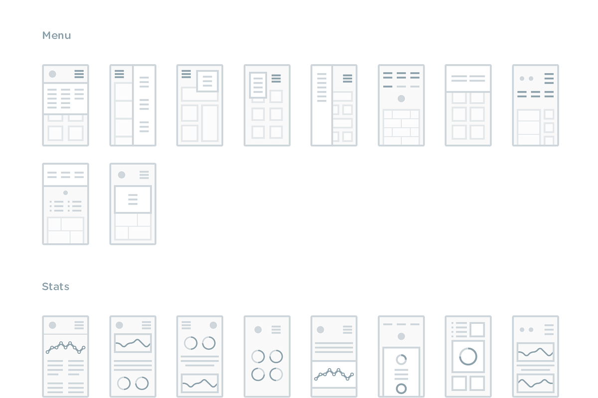 TinyFrames UX Kit, a Templates & Theme by UI8 (Photo 4 of 4)