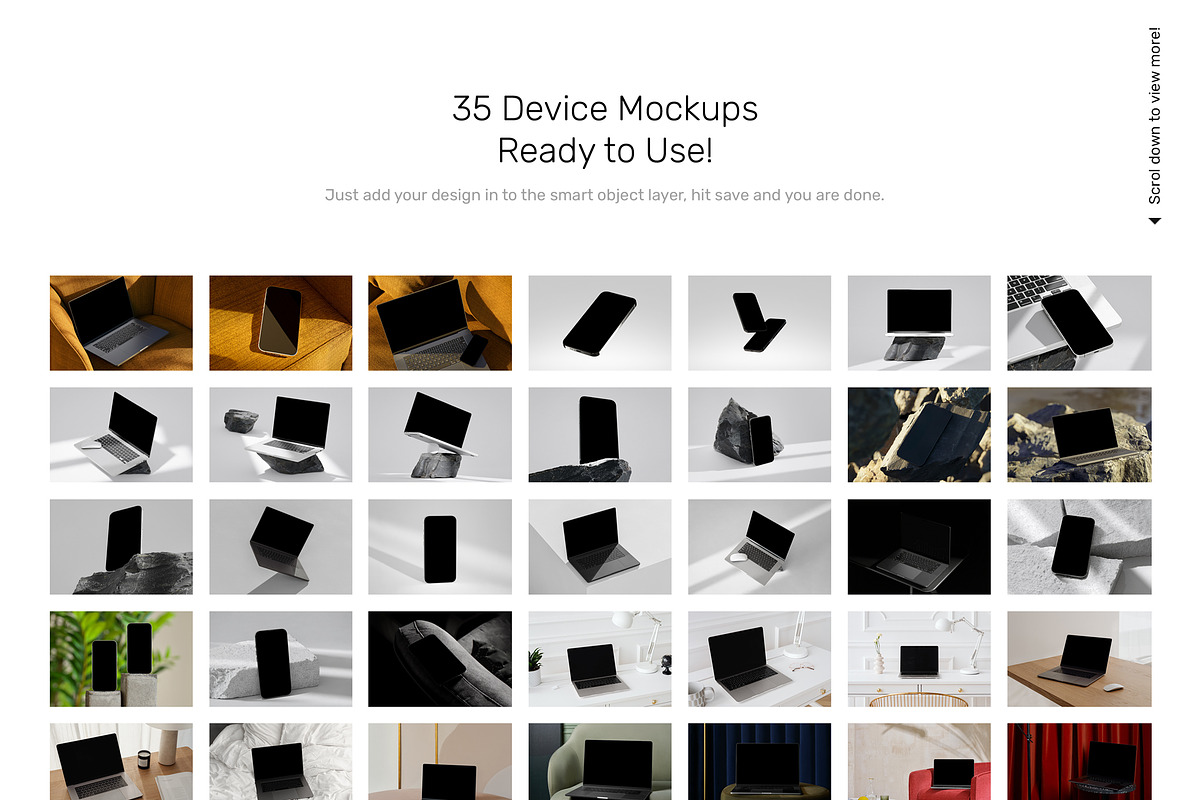 Device Mockups - iPhone and MacBook, a Mac Mockup by Mr.Mockup™ (Photo 3 of 16)