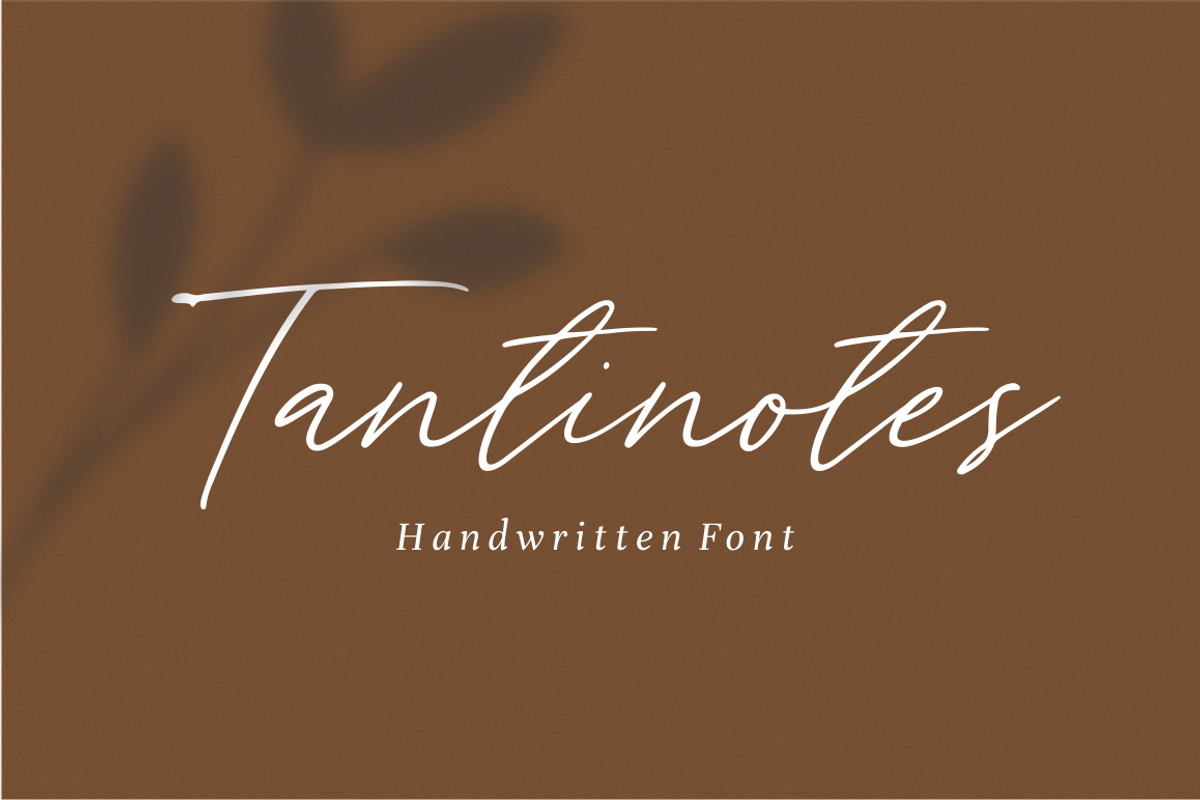 Tantinotes - Handwritten Font